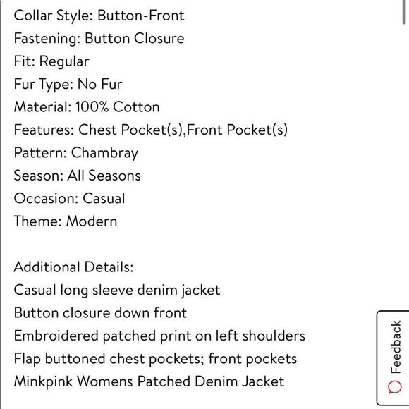 MinkPink Patched Denim Jacket - Picture 14 of 14